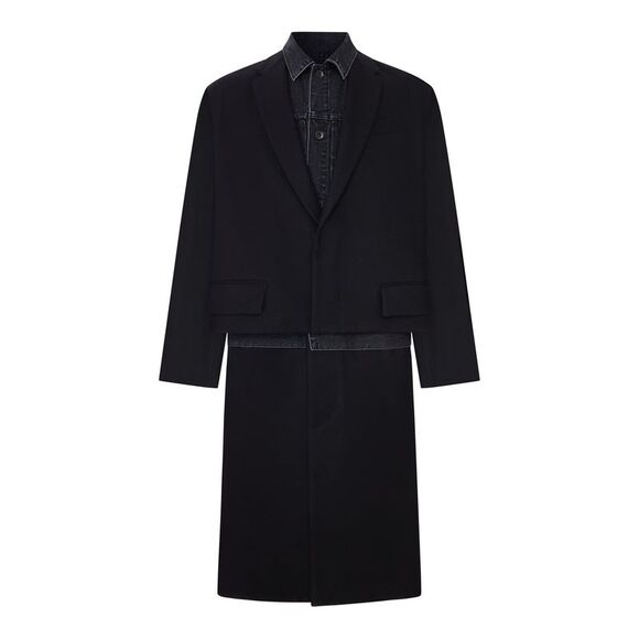 SACAI Other - Sacai Men Panelled Coat With Denim Insert